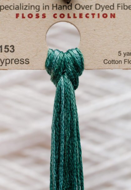 Weeks Dye Works Cotton Floss – 2153 Cypress – 5 Yards, Hand-Dyed