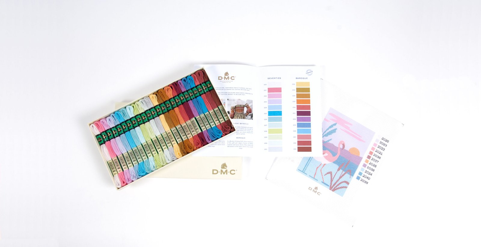 DMC Retors Mat – 24 Retro Colors – Cotton Embroidery – 10 m Skeins - Image 2