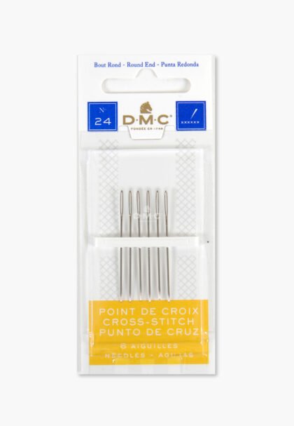DMC – Cross Stitch Needles – Pack of 6 (Size 24)