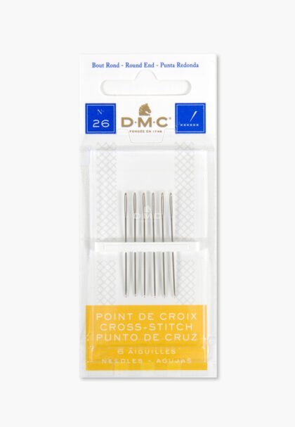 DMC – Cross Stitch Needles – Pack of 6 (Size 26)