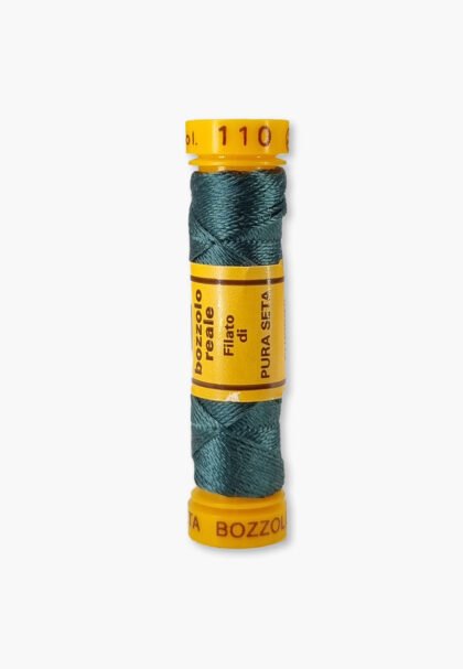 Bozzolo Reale Cucirini Tre Stelle Color 110 – 100% Silk Embroidery Thread – Size 24