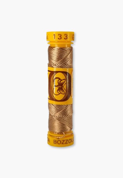 Bozzolo Reale Cucirini Tre Stelle Color 133 – 100% Silk Embroidery Thread – Size 24