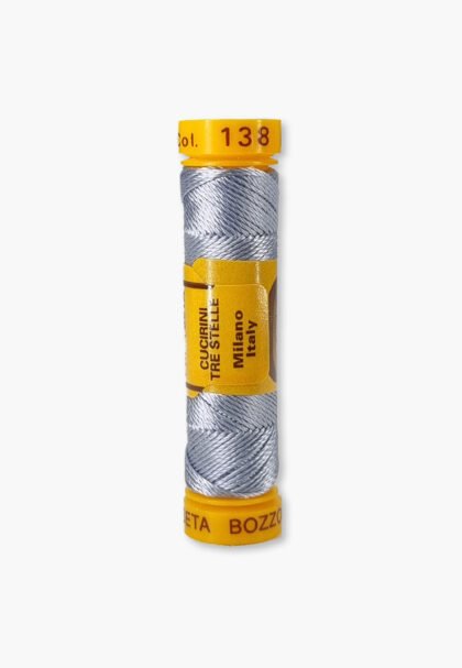 Bozzolo Reale Cucirini Tre Stelle Color 138 – 100% Silk Embroidery Thread – Size 24