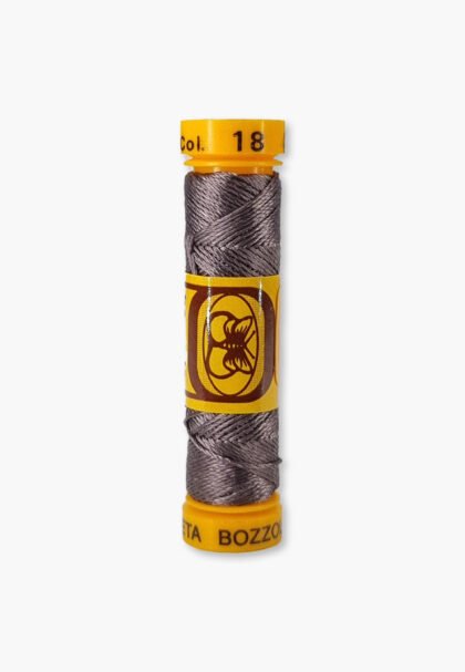 Bozzolo Reale Cucirini Tre Stelle Color 18 – 100% Silk Embroidery Thread – Size 24