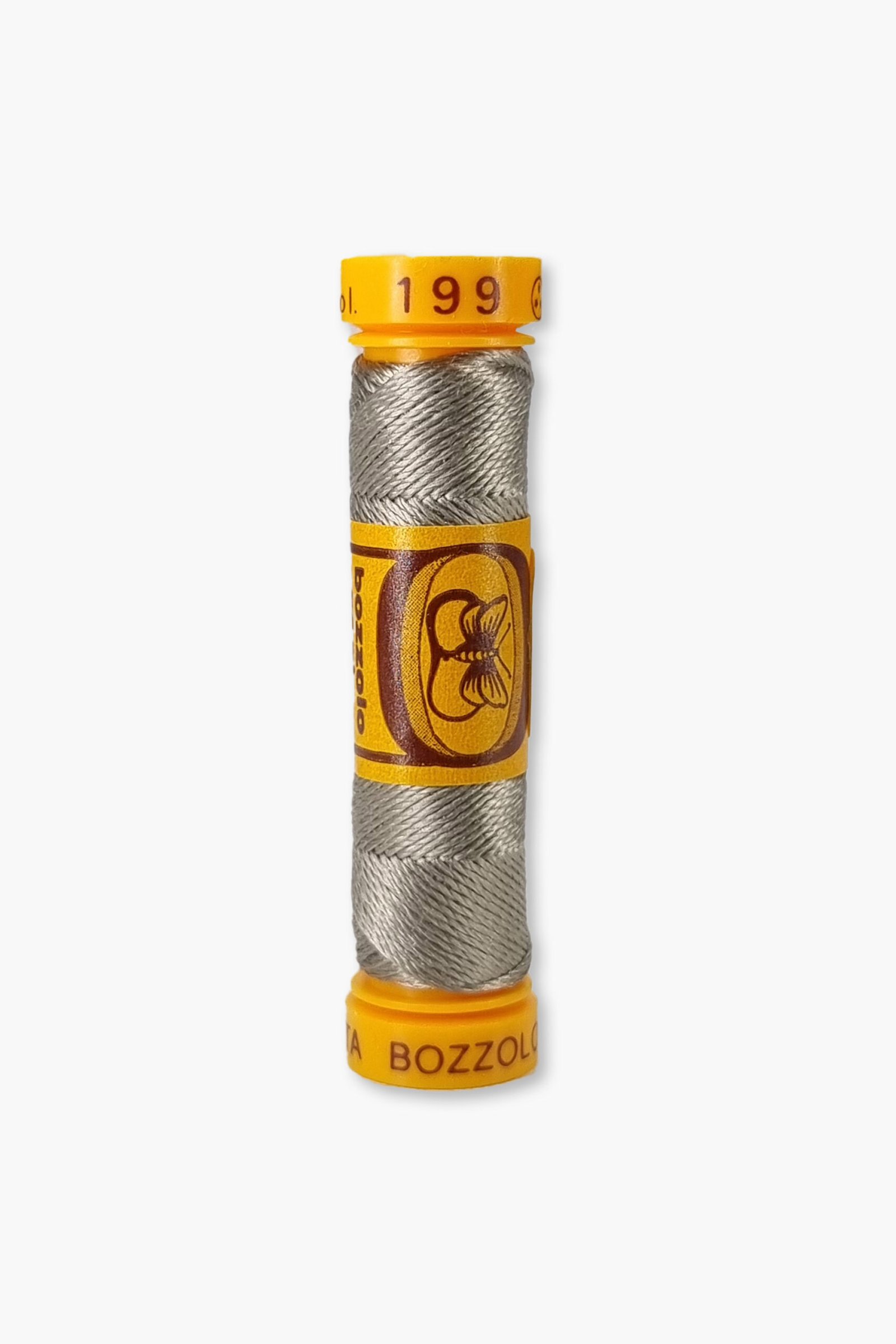 Bozzolo Reale Cucirini Tre Stelle Color 199 – 100% Silk Embroidery Thread – Size 24