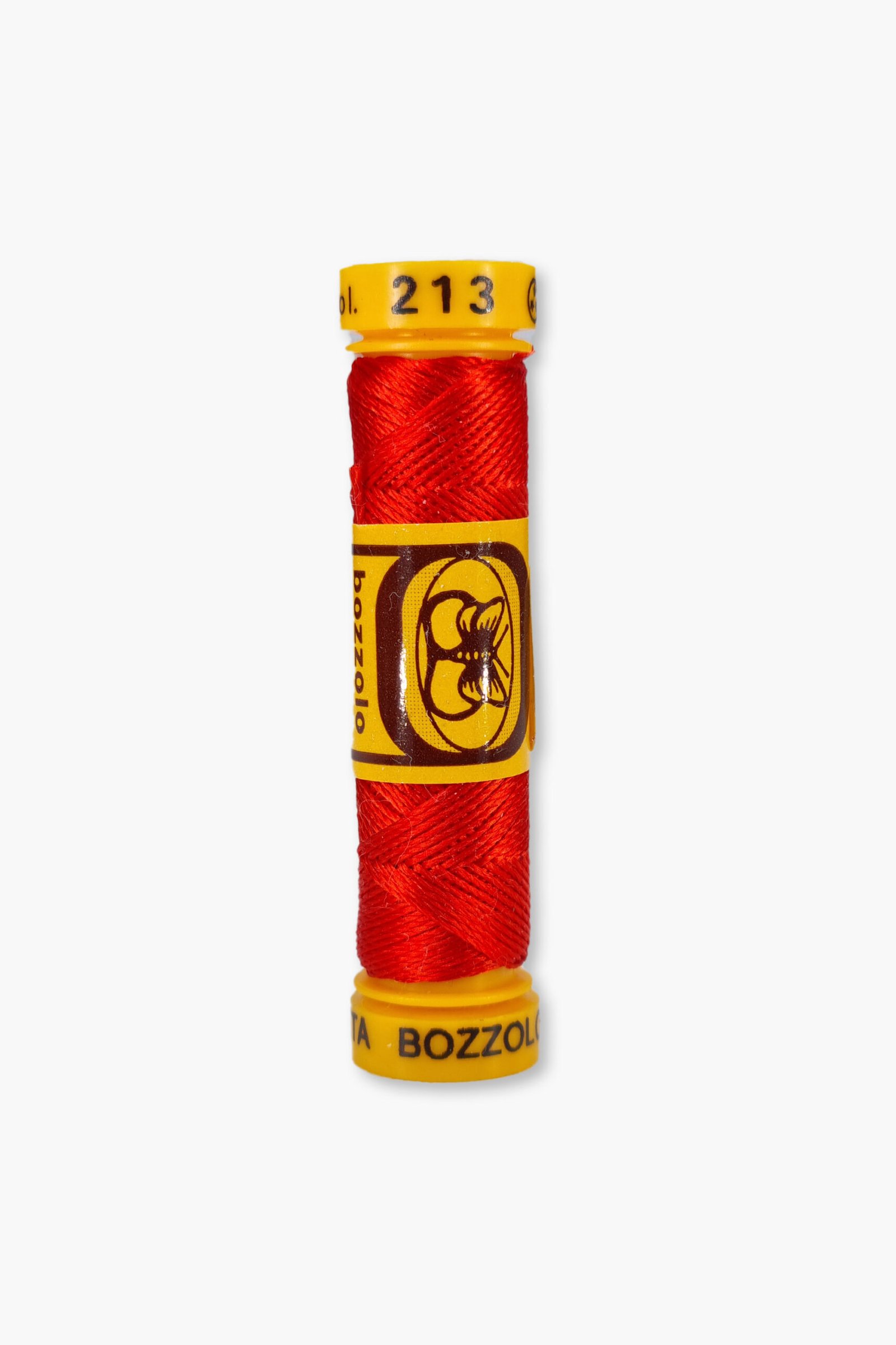 Bozzolo Reale Cucirini Tre Stelle Farbe 213 - 100% Seidenstickgarn - Größe 24