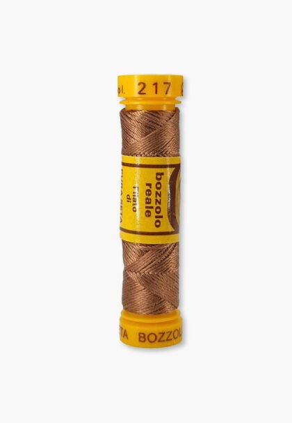 Bozzolo Reale Cucirini Tre Stelle Color 217 – 100% Silk Embroidery Thread – Size 24