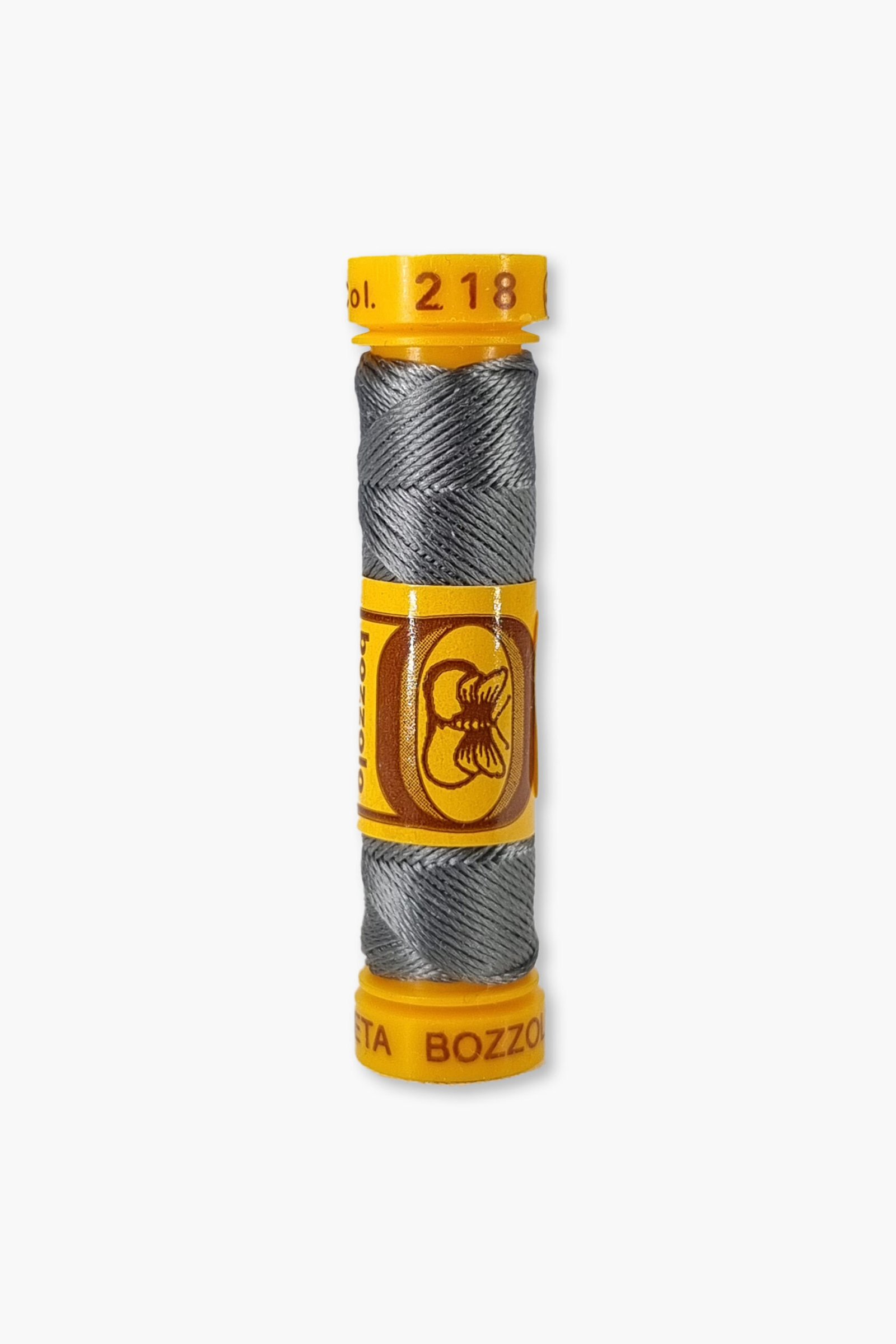 Bozzolo Reale Cucirini Tre Stelle Farbe 218 - 100% Seidenstickgarn - Größe 24