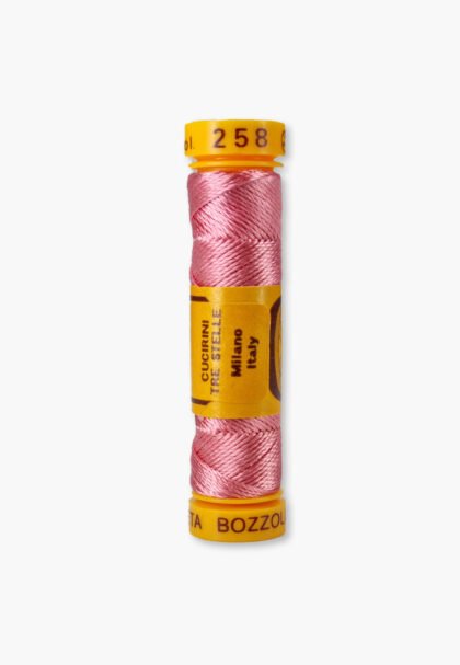Bozzolo Reale Cucirini Tre Stelle Color 258 – 100% Silk Embroidery Thread – Size 24