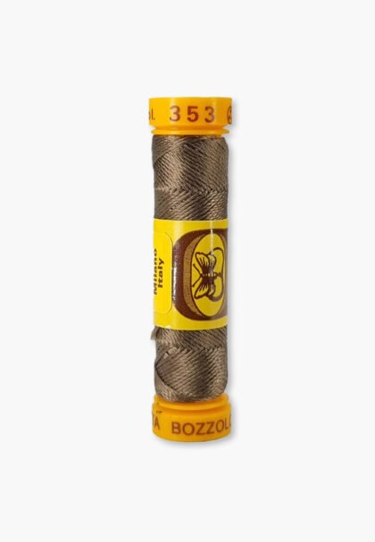 Bozzolo Reale Cucirini Tre Stelle Color 355 – 100% Silk Embroidery Thread – Size 24