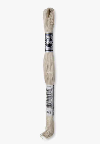 DMC Cotton à Broder 25 – Color 822 – 100% Cotton – 32 m Skein
