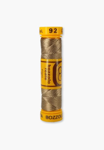 Bozzolo Reale Cucirini Tre Stelle Color 92 – 100% Silk Embroidery Thread – Size 24