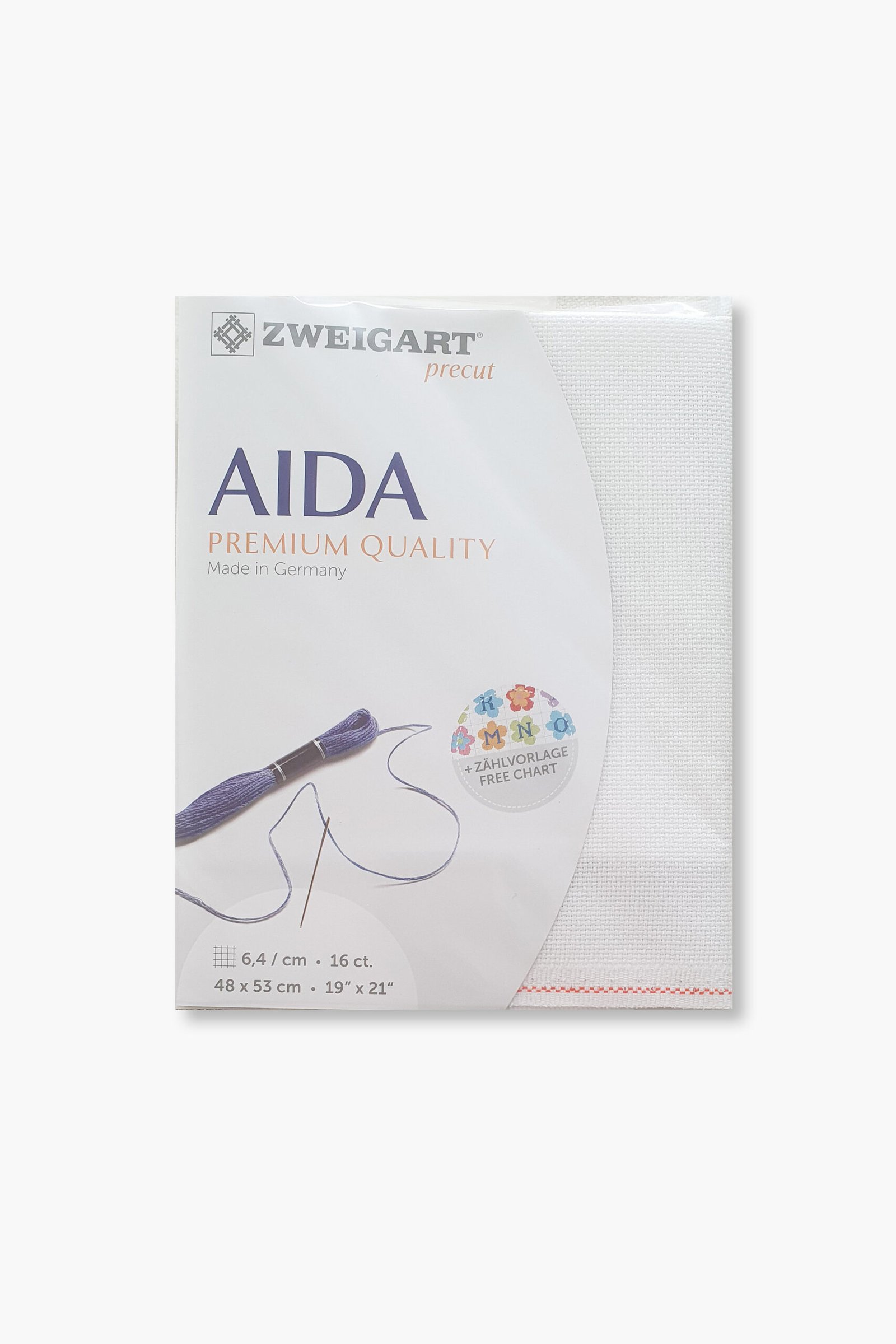 ZWEIGART Aida 3251 – Precut Cotton Aida Fabric 16 Count - Colour 11 - (48 × 53 cm) - Image 2