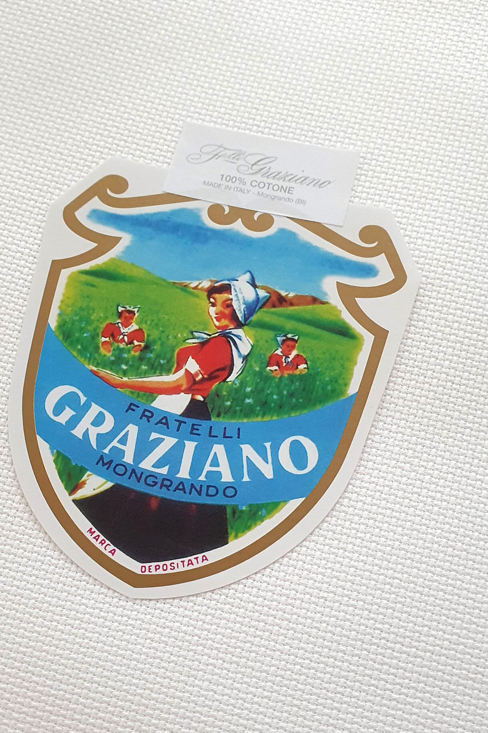 F.lli Graziano Etacinque Cotton Aida – 14 Count, White – 180 cm Width - Image 5