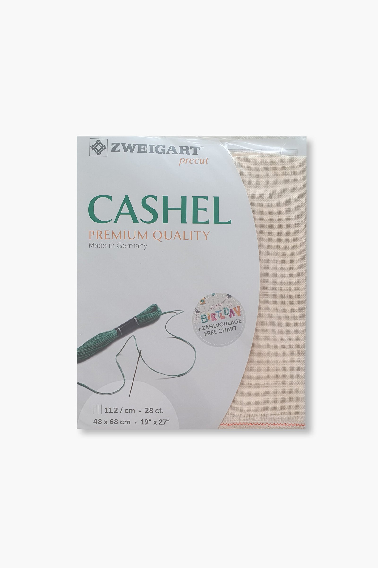 ZWEIGART Cashel 3281 – Precut Linen Fabric 28 Count - Colour 222 - (48 × 68 cm) - Image 6