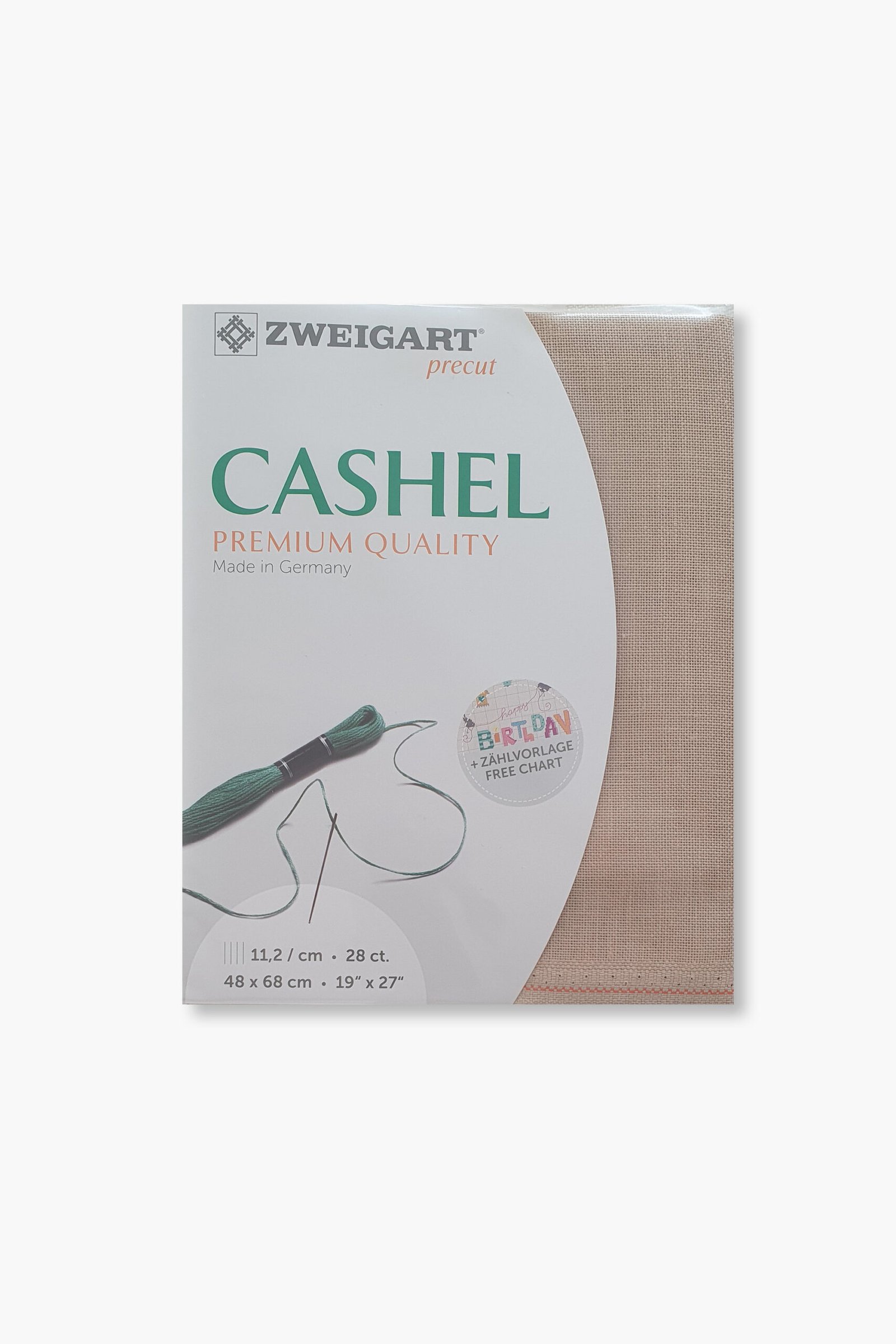 ZWEIGART Cashel 3281 – Precut Linen Fabric 28 Count - Colour 309 - (48 × 68 cm) - Image 6
