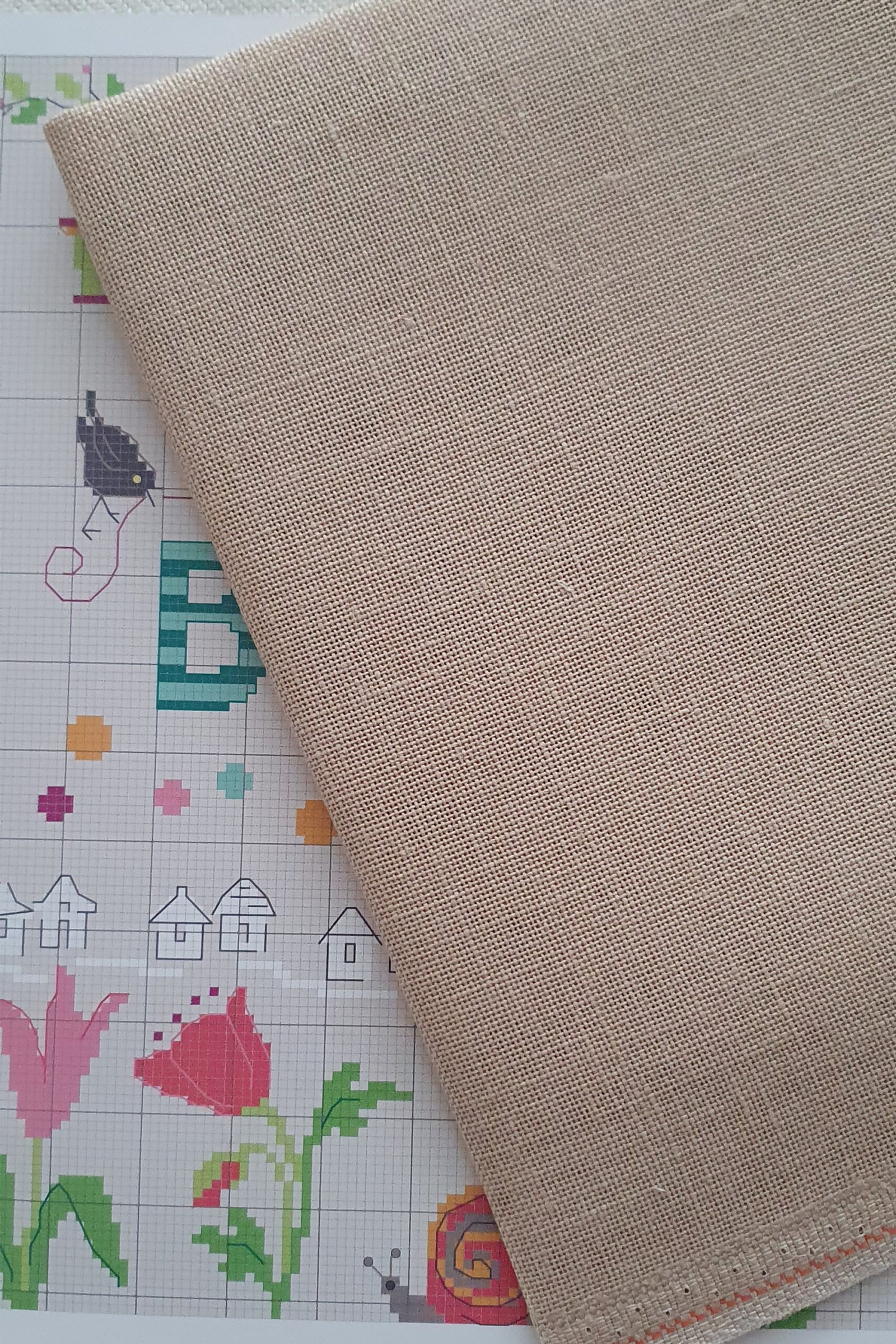 ZWEIGART Cashel 3281 – Precut Linen Fabric 28 Count - Colour 309 - (48 × 68 cm) - Image 5