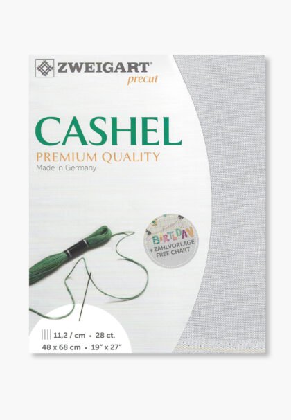 ZWEIGART Cashel 3281 – Precut Linen Fabric 28 Count - Colour 705- (48 × 68 cm)