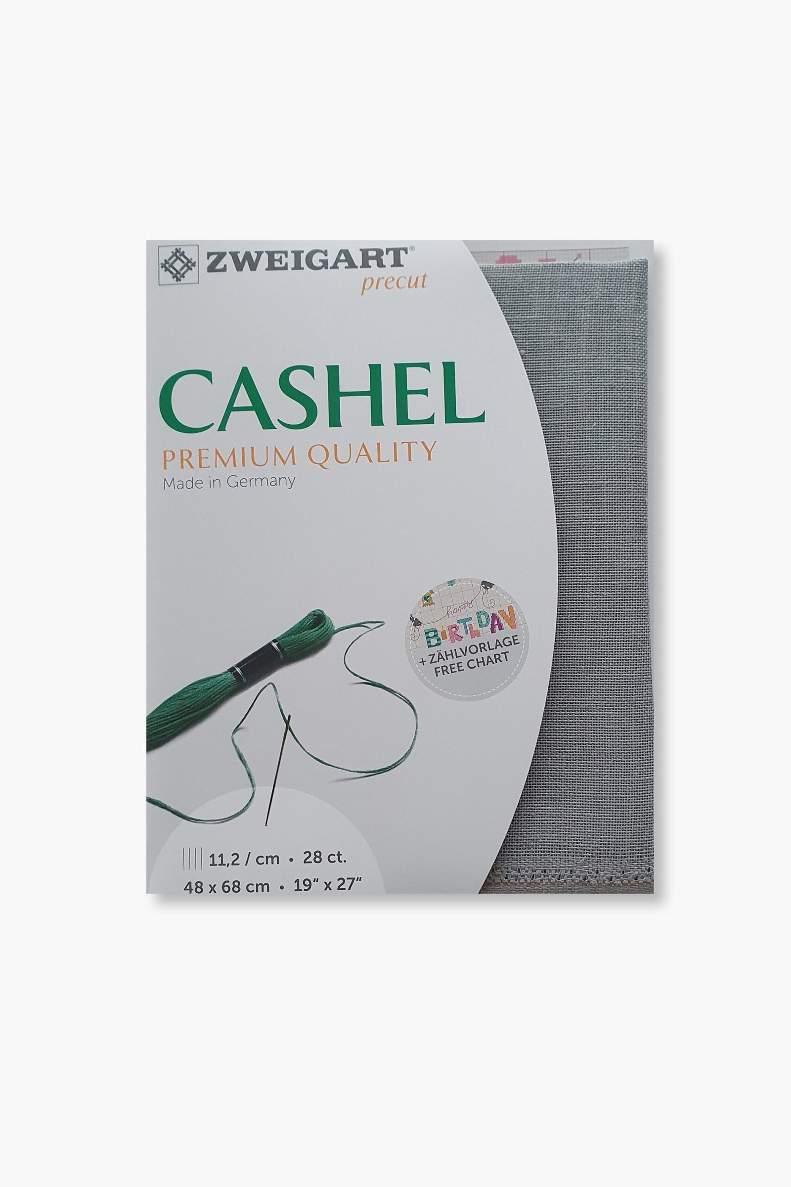 ZWEIGART Cashel 3281 – Precut Linen Fabric 28 Count - Colour 705- (48 × 68 cm) - Image 2