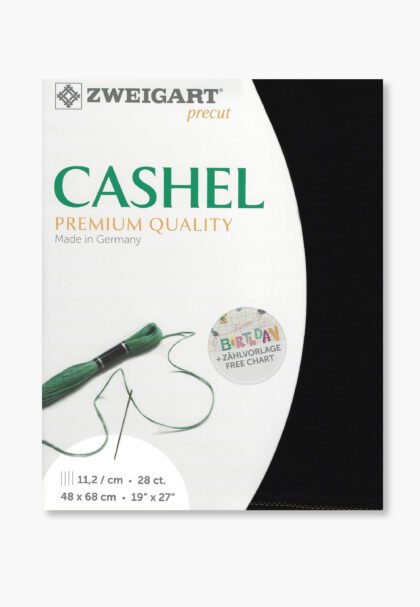 ZWEIGART Cashel 3281 – Precut Linen Fabric 28 Count - Colour 720 - (48 × 68 cm)