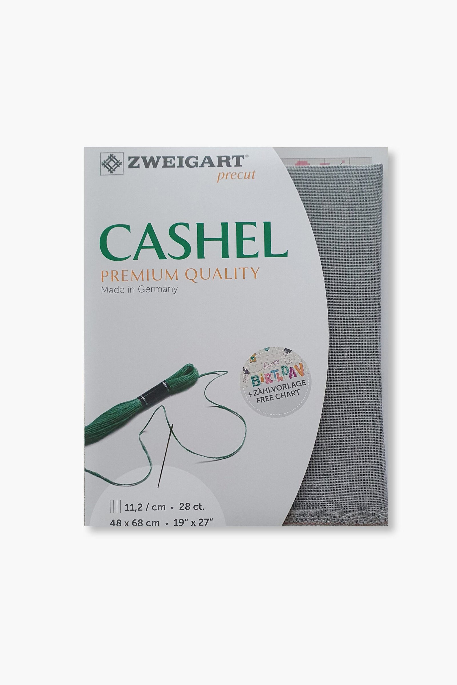 ZWEIGART Cashel 3281 – Precut Linen Fabric 28 Count - Colour 769 - (48 × 68 cm) - Image 2