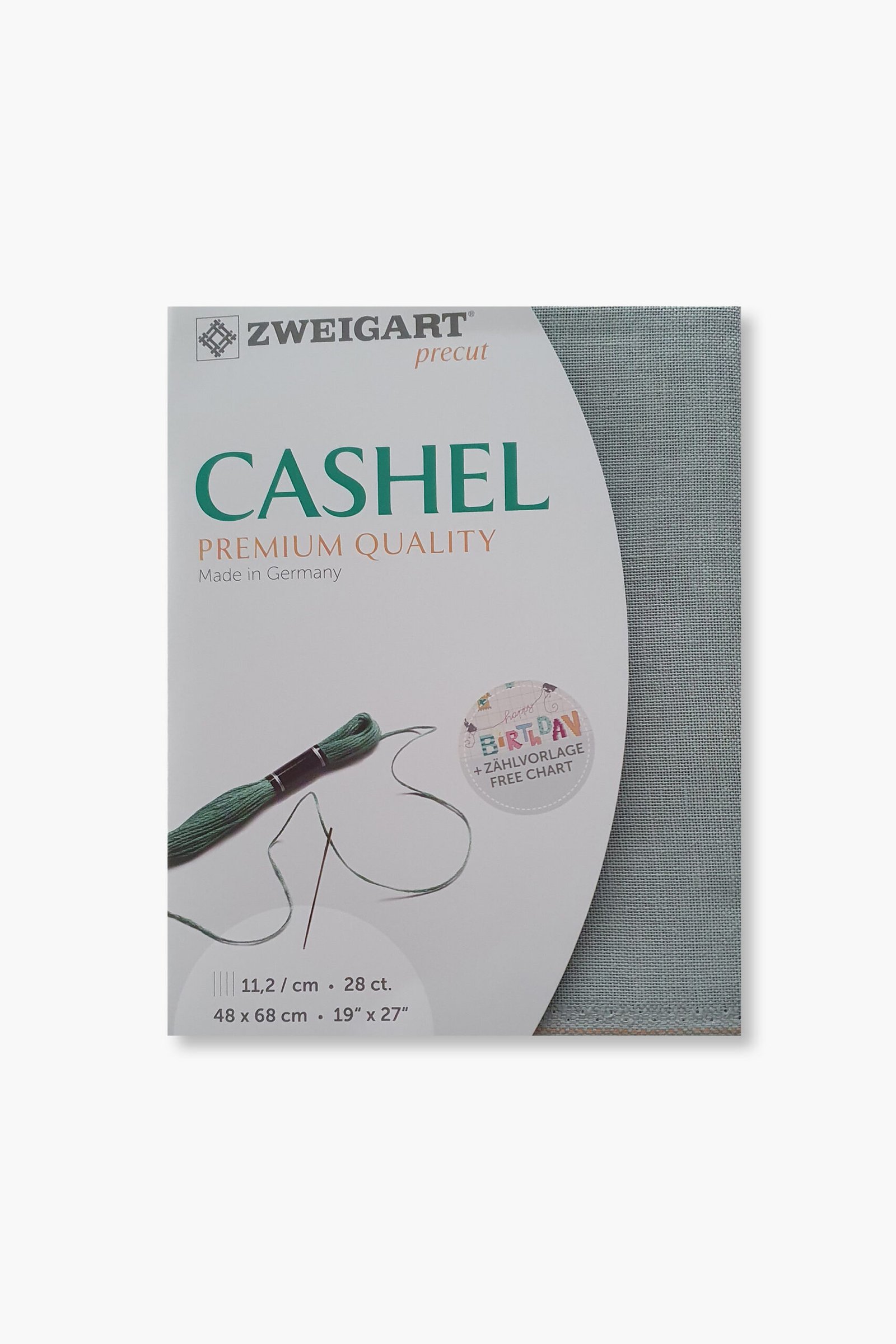 ZWEIGART Cashel 3281 – Precut Linen Fabric 28 Count - Colour 778 - (48 × 68 cm) - Image 2