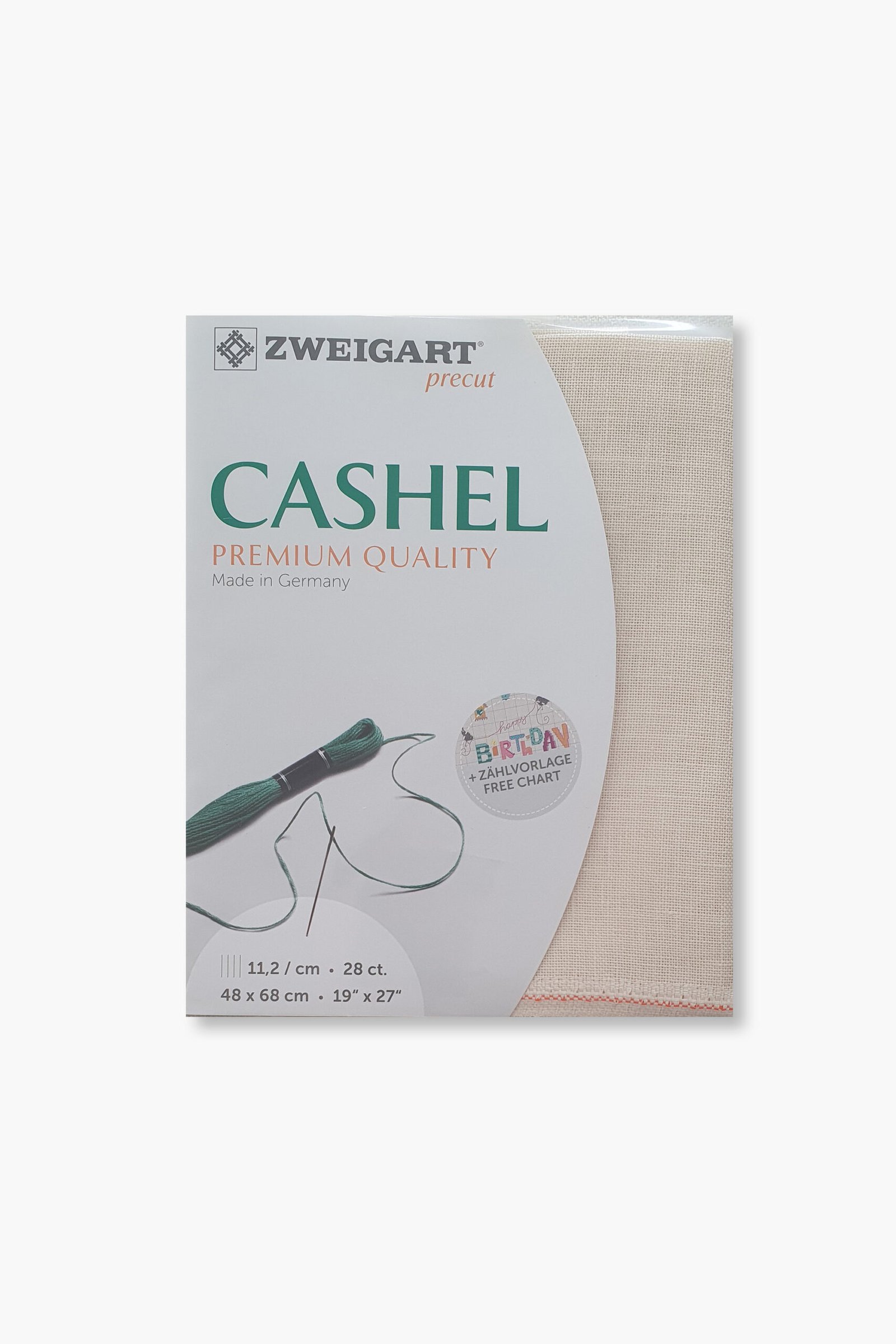 ZWEIGART Cashel 3281 – Precut Linen Fabric 28 Count - Colour 99 - (48 × 68 cm) - Image 6