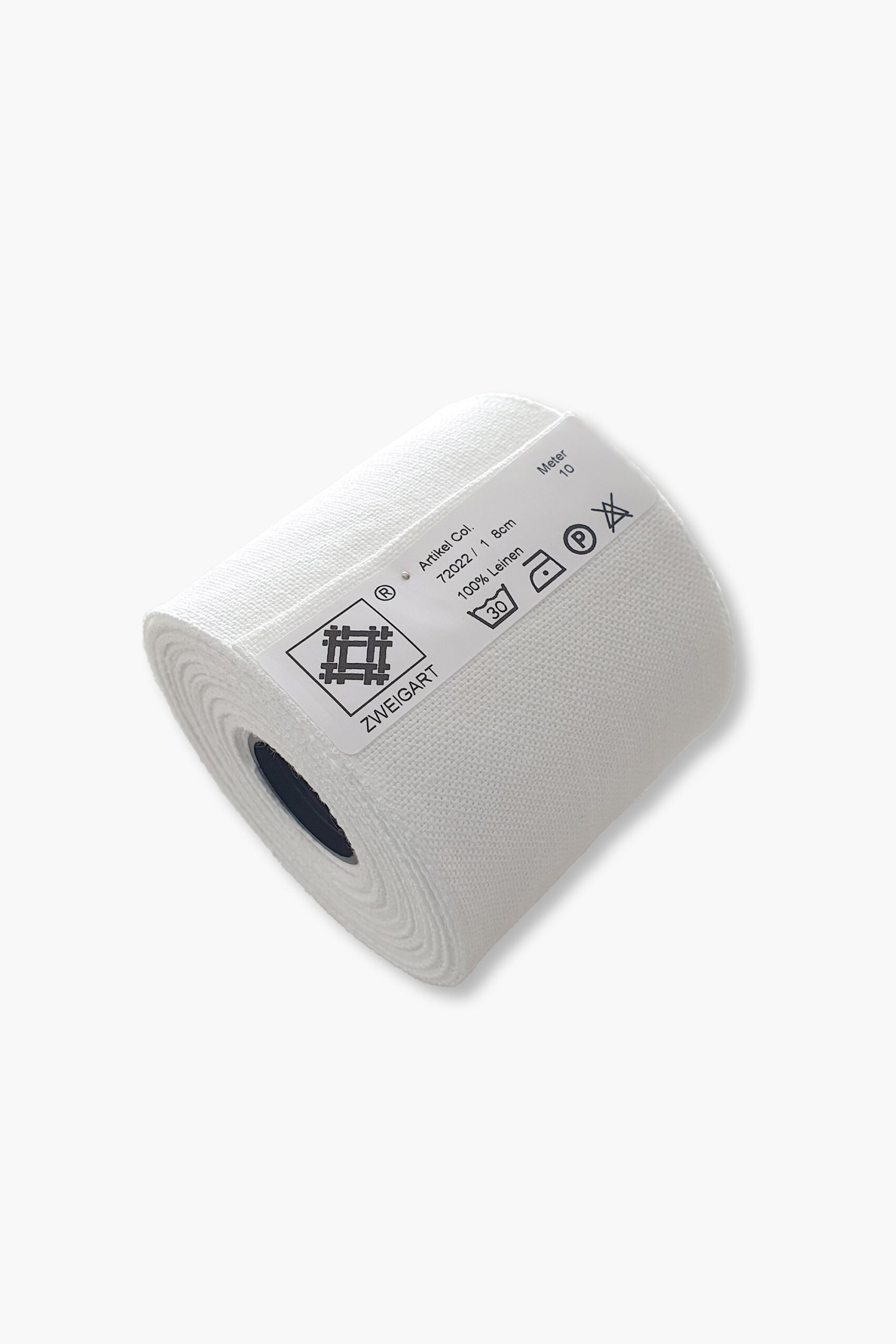 Fascia ricamata in lino ZWEIGART 72022 – Larghezza 8 cm – Colore 001 – 100% Lino - immagine 8