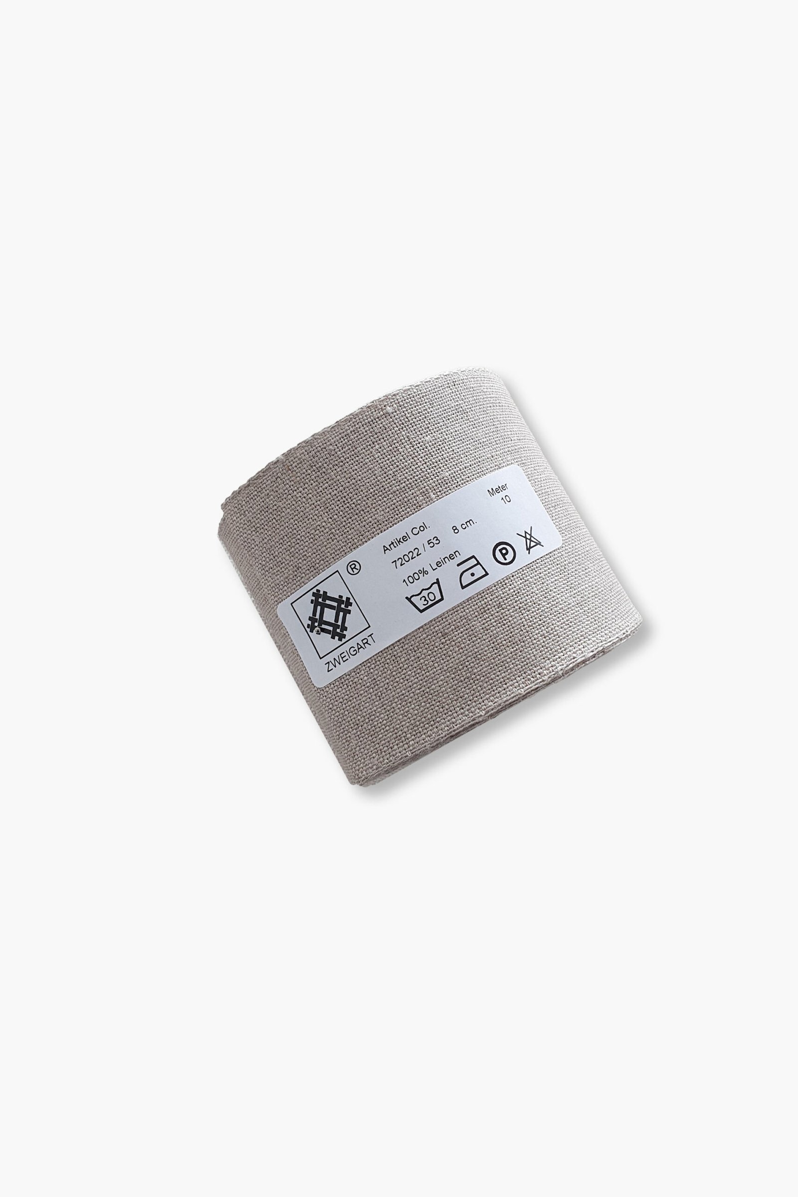 Fascia ricamata in lino ZWEIGART 72022 – Larghezza 8 cm – Colore 53 – 100% Lino - immagine 3