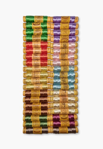 Bozzolo Reale & Tre Stelle – Vintage Silk Thread – Size 24 – 38 Silk Water Lilies Spools