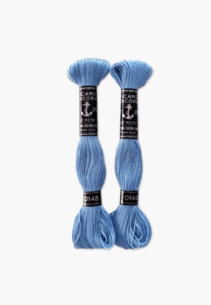 Cucirini Cantoni Coats “Ancora” 0145 Deep Blue – 6 Skeins – Mercerised Cotton
