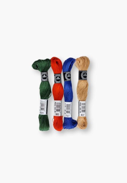 DMC Cotton à Broder 25 – African Sunset Set – 4 Embroidery Skeins