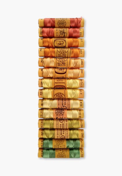 Bozzolo Reale & Tre Stelle – Vintage Silk Thread – Size 24 – 14 Amalfi Shades Spools