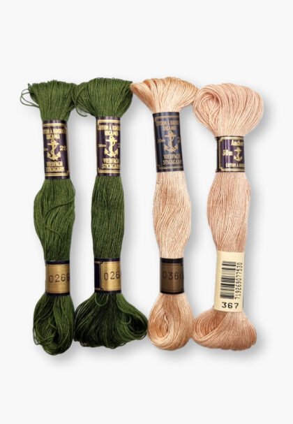 Anchor À Broder 25 - 4 Vintage Skeins – Cucirini Cantoni Coats