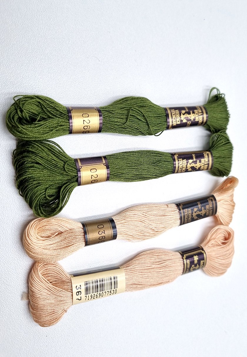 Anchor À Broder 25 - 4 Vintage Skeins – Cucirini Cantoni Coats - Image 3