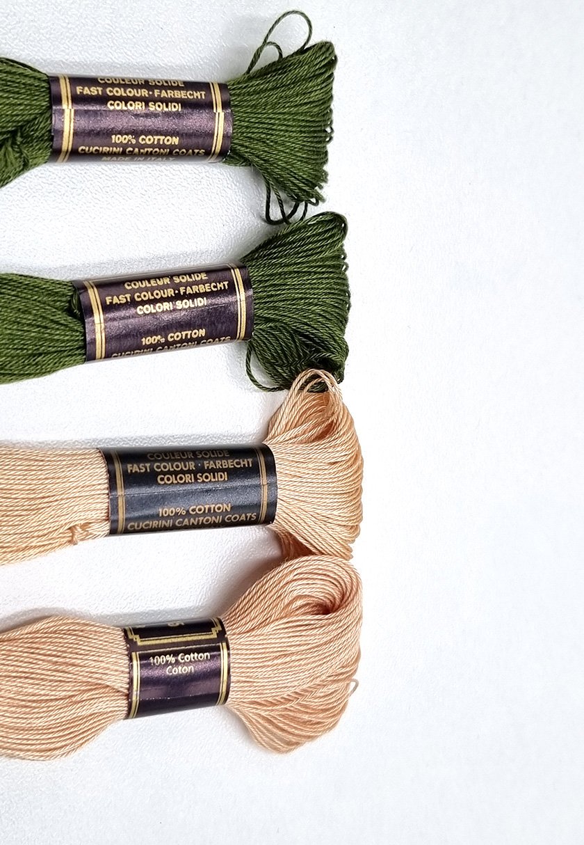 Anchor À Broder 25 - 4 Vintage Skeins – Cucirini Cantoni Coats - Image 5