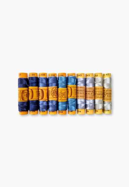 Bozzolo Reale & Tre Stelle – Silk Thread – Arctic Twilight Set – 10 Spools