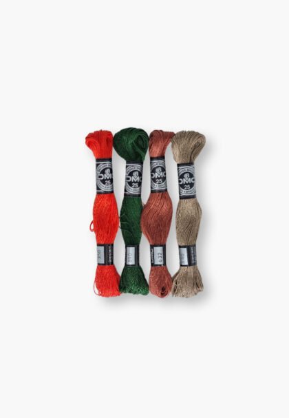 DMC Cotton à Broder 25 – Autumn Soil Set – 4 Embroidery Skeins