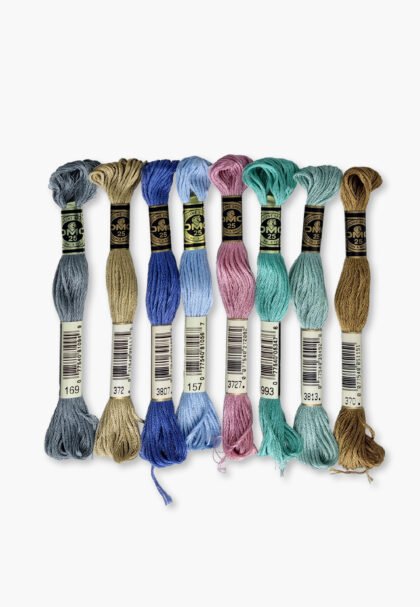 DMC Mouliné Spécial 117 – Blush Avenue Set – 8 Skeins – Vintage