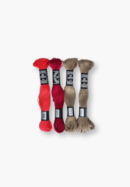 DMC Cotton à Broder 25 – Cinder Bloom Set – 4 Embroidery Skeins