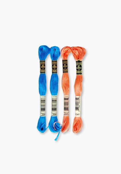 DMC Mouliné Spécial 117 – Coral Buoy Set – 4 Embroidery Skeins