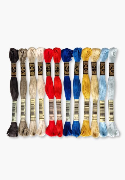 DMC Mouliné Spécial 117 – Costa Dorata Set – 12 Embroidery Skeins