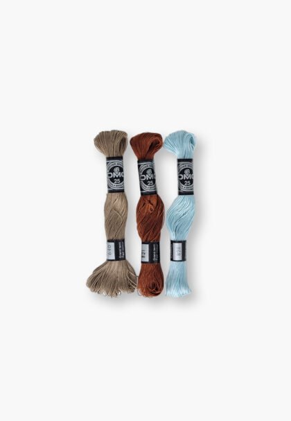 DMC Cotton à Broder 25 – Cowboy Sky Set – 3 Embroidery Skeins