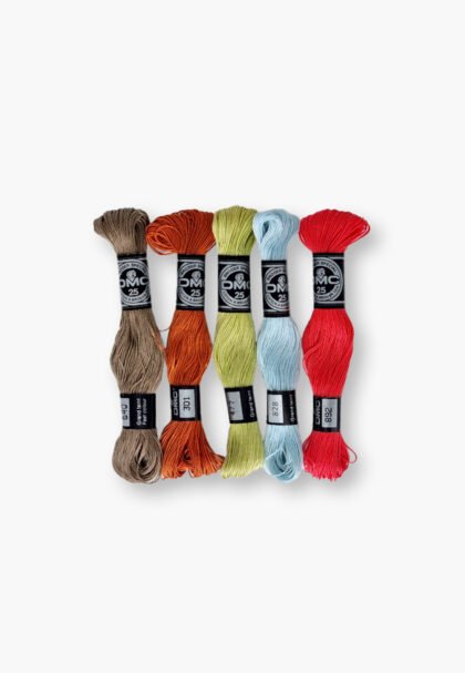 DMC Cotton à Broder 25 – Desert Popsicle Set – 5 Embroidery Skeins