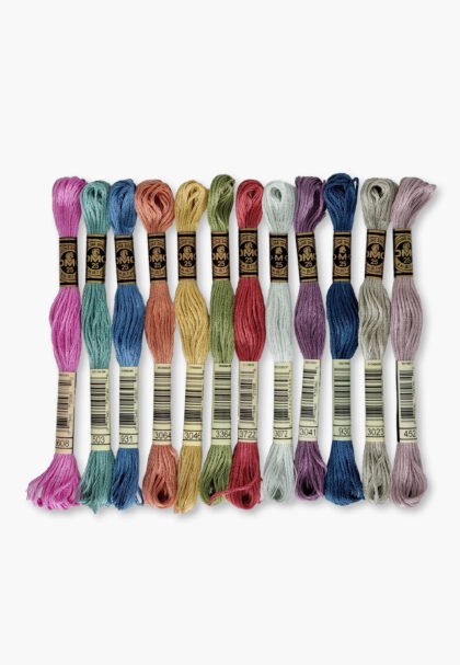 DMC Mouliné Spécial 117 – English Garden Set – 12 Embroidery Skeins