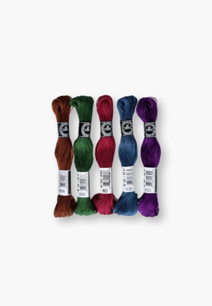 DMC Cotton à Broder 25 – English Pub Set – 5 Embroidery Skeins