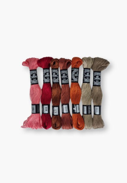 DMC Cotton à Broder 25 – Forest Animals Set – 7 Embroidery Skeins