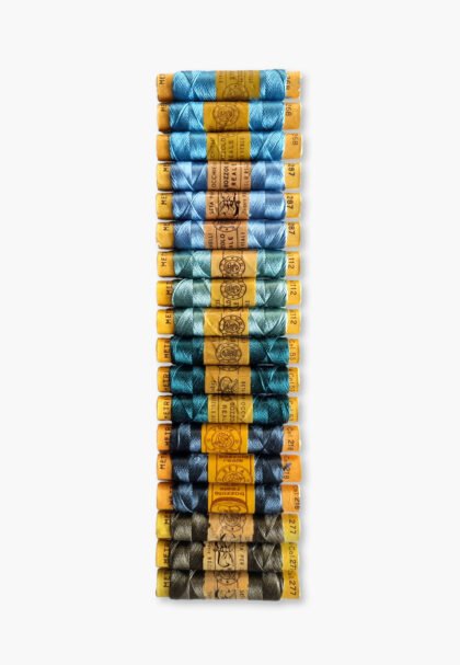 Bozzolo Reale & Tre Stelle – Silk Thread – Lake Whisper Set – 18 Spools