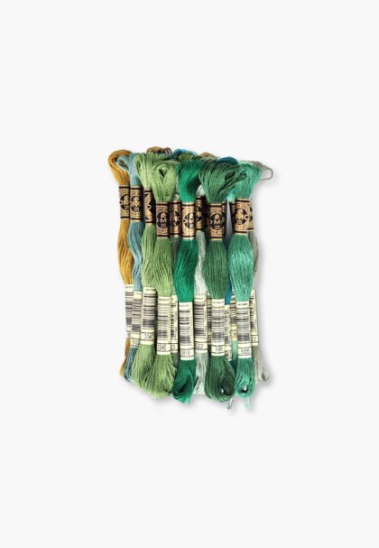 DMC Mouliné Spécial 117 – Green 1 Mystery Pack– 19 Skeins