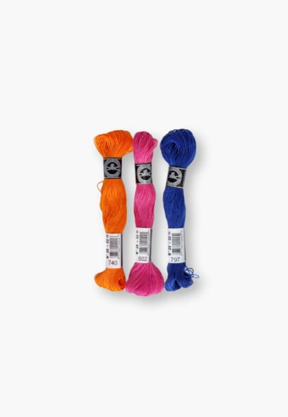 DMC Cotton à Broder 25 – Neon Sorbet Set – 3 Embroidery Skeins